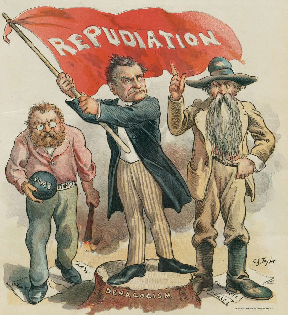 Taylor CJ - 05/08/1896 - Onder één vlag online puzzel