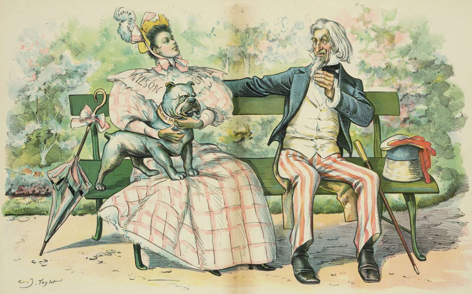 Taylor CJ -1894- Love me, and my dog jigsaw puzzle online