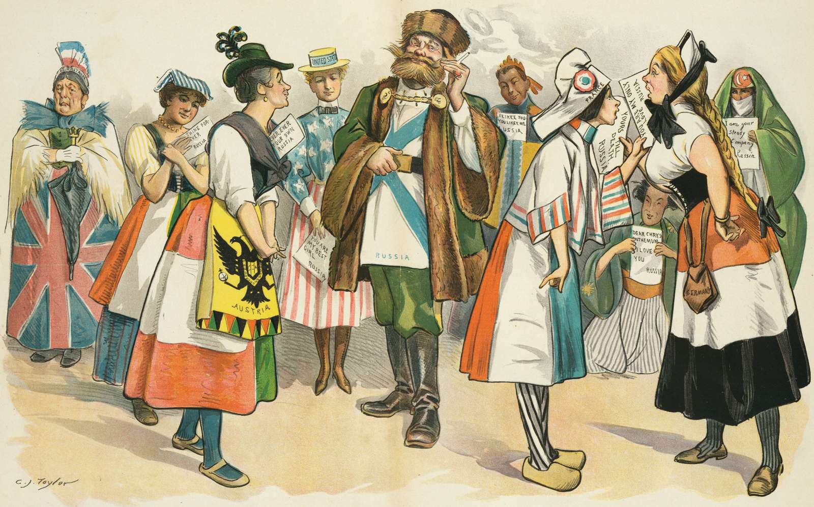 Taylor CJ - 1897 - The gay womanizer of Europe online puzzle