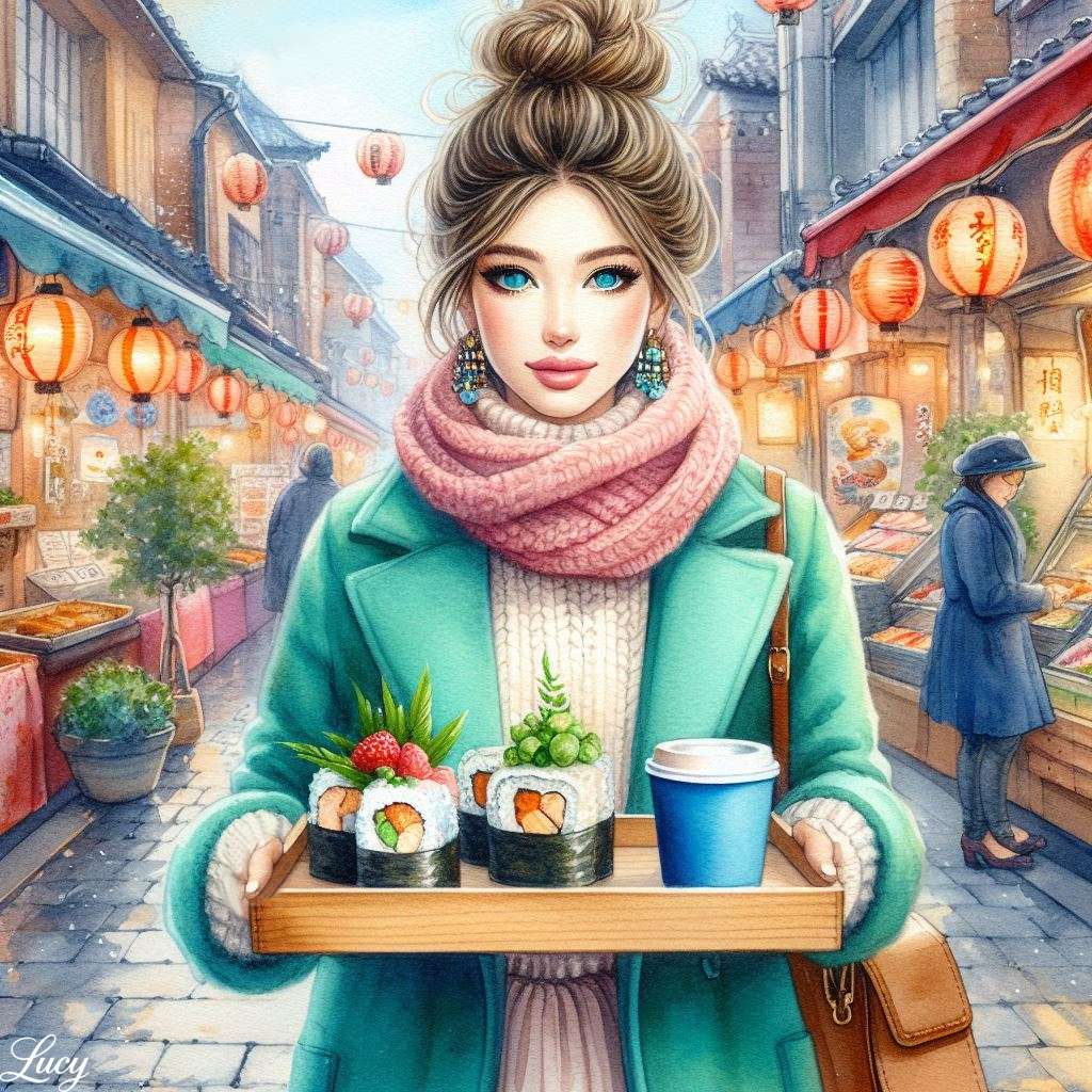 Mercato di strada giapponese puzzle online