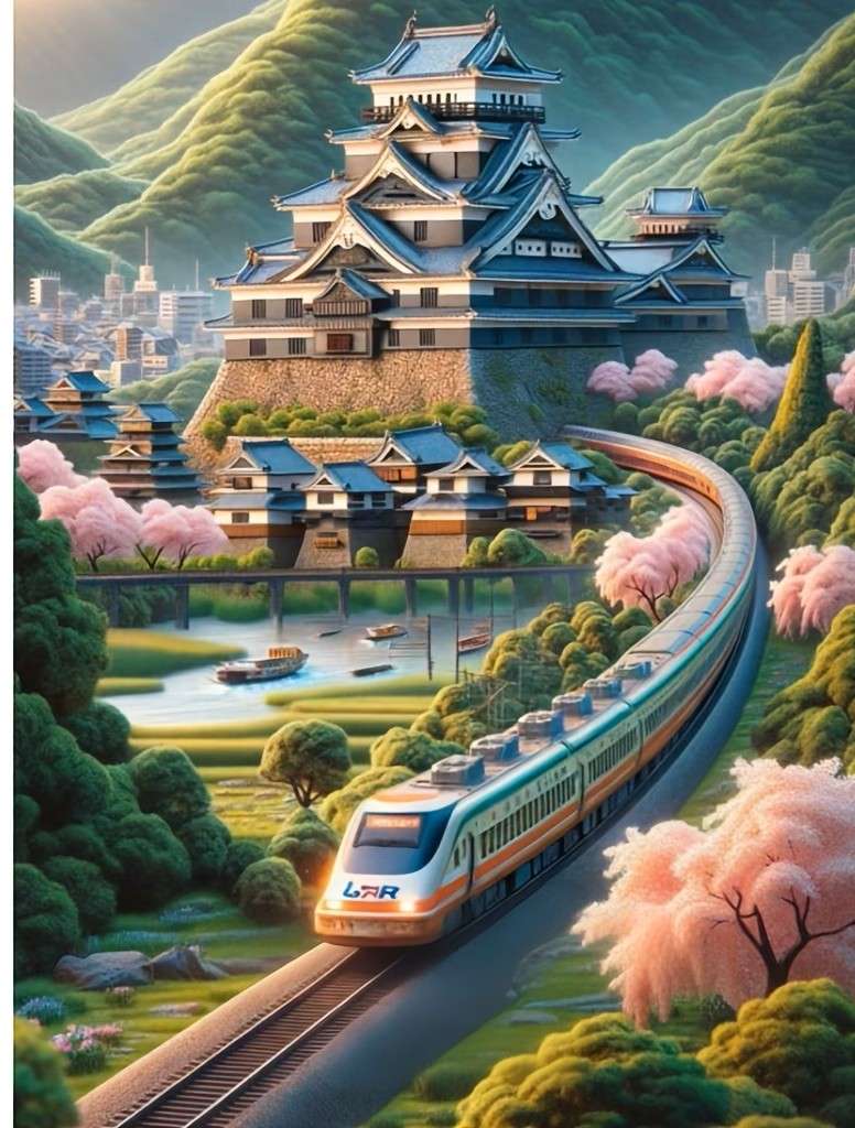 high-speed train route online puzzle