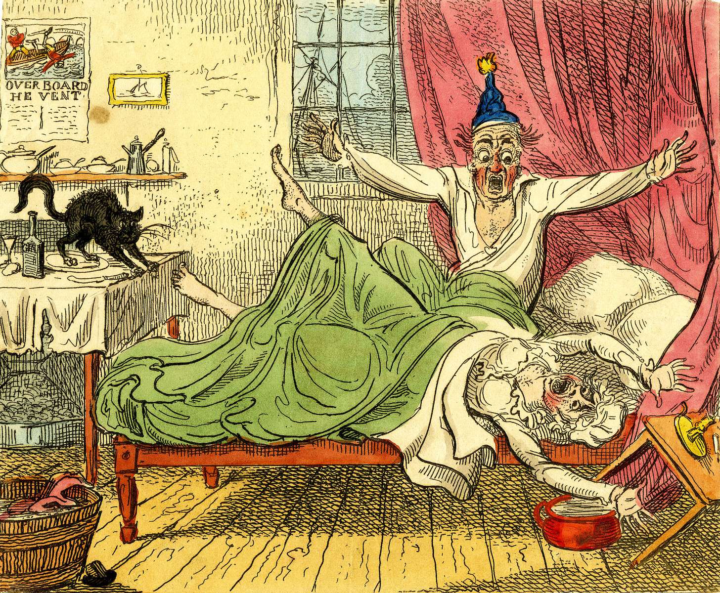 Cruikshank, G -1812- Mrs. Topper's Dream jigsaw puzzle online
