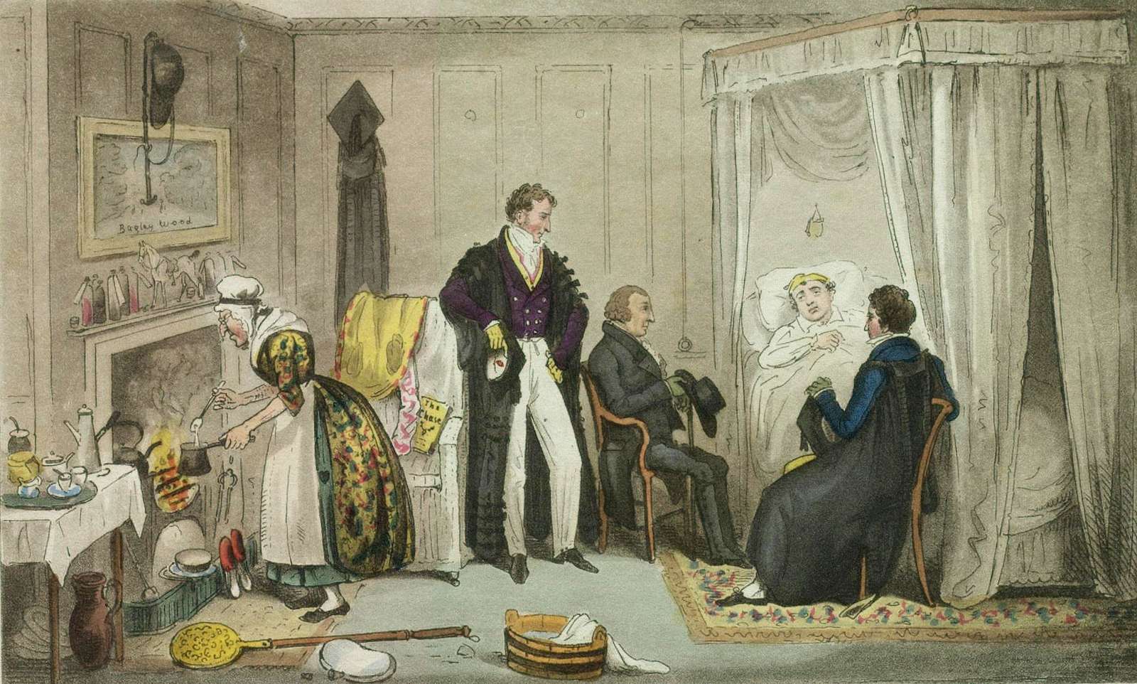 Cruikshank, G -1813- Suffering from Headington fever online puzzle