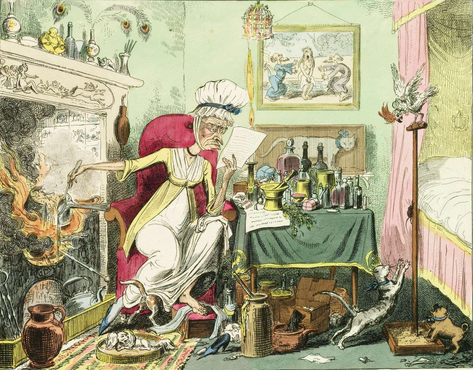 Cruikshank, G -1813- A recipe for mixing grains jigsaw puzzle online