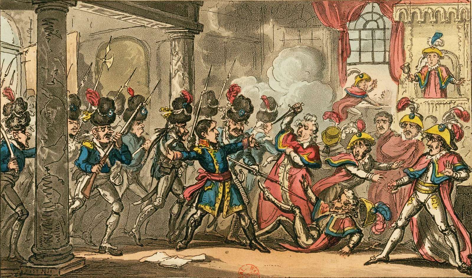 Cruikshank, G -1814- The Council of Five Hundred online puzzle