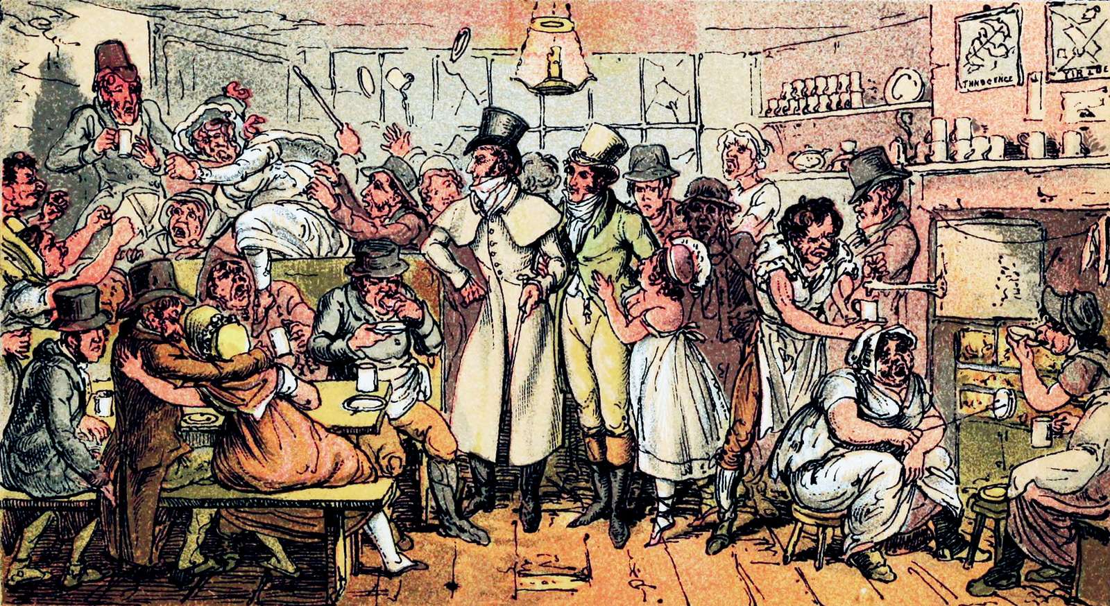 Cruikshank, G -1821- Café at the Olympic Stadium jigsaw puzzle online