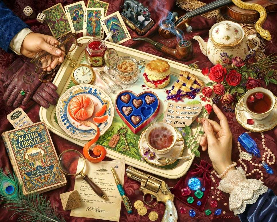 Indizi da romanzi gialli puzzle online