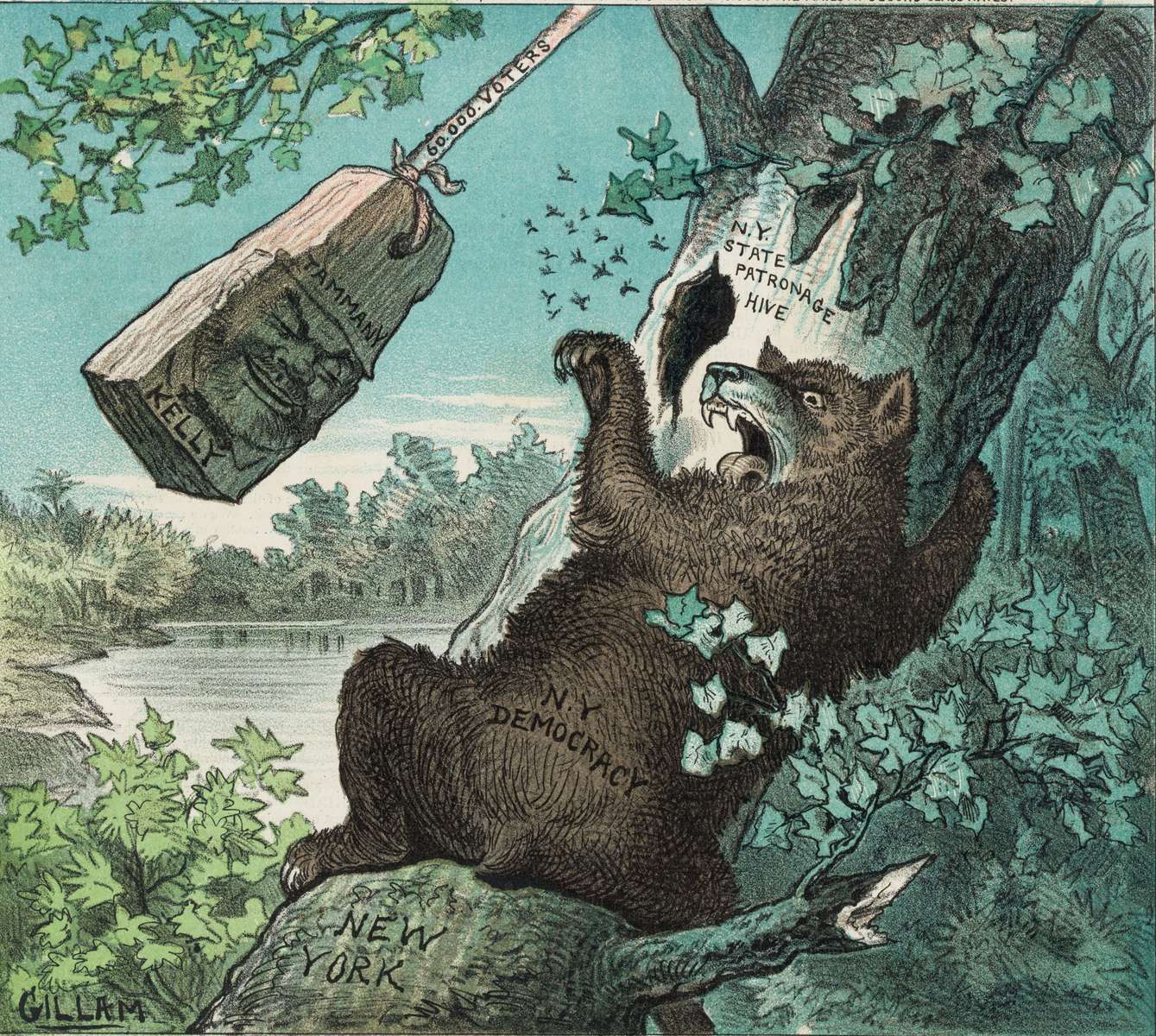 Gillam B -1882-08-16- Il bosco ribelle puzzle online