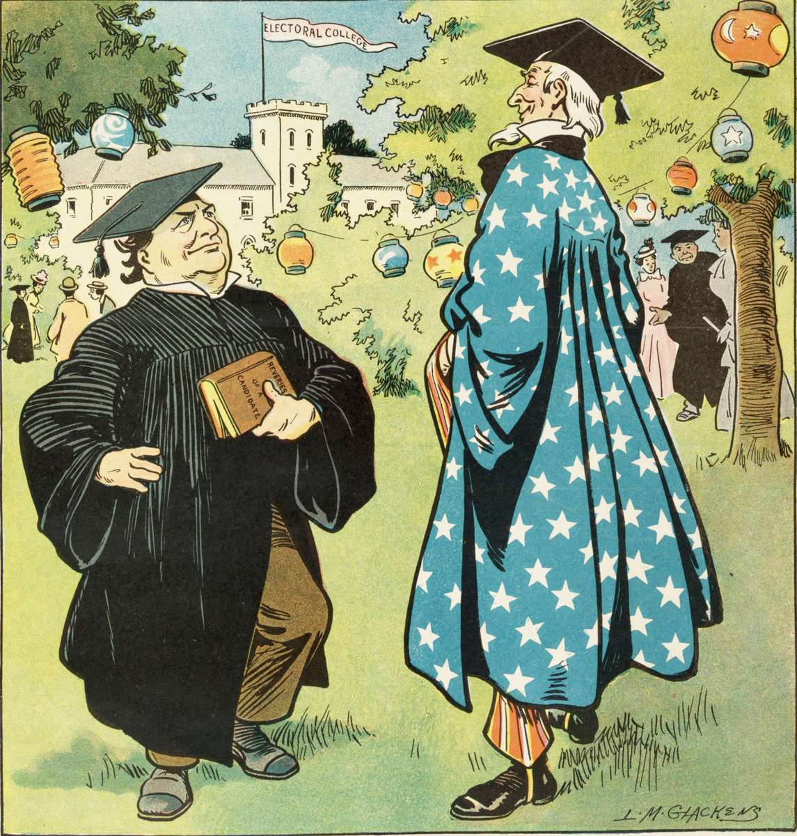 Glackens LM -1907-06-12- Campus universitario puzzle online