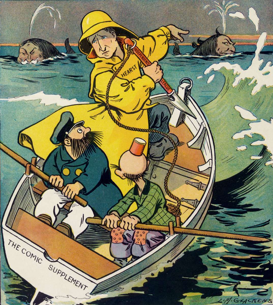 Glackens LM -1908-08-19- Assassino di balene puzzle online