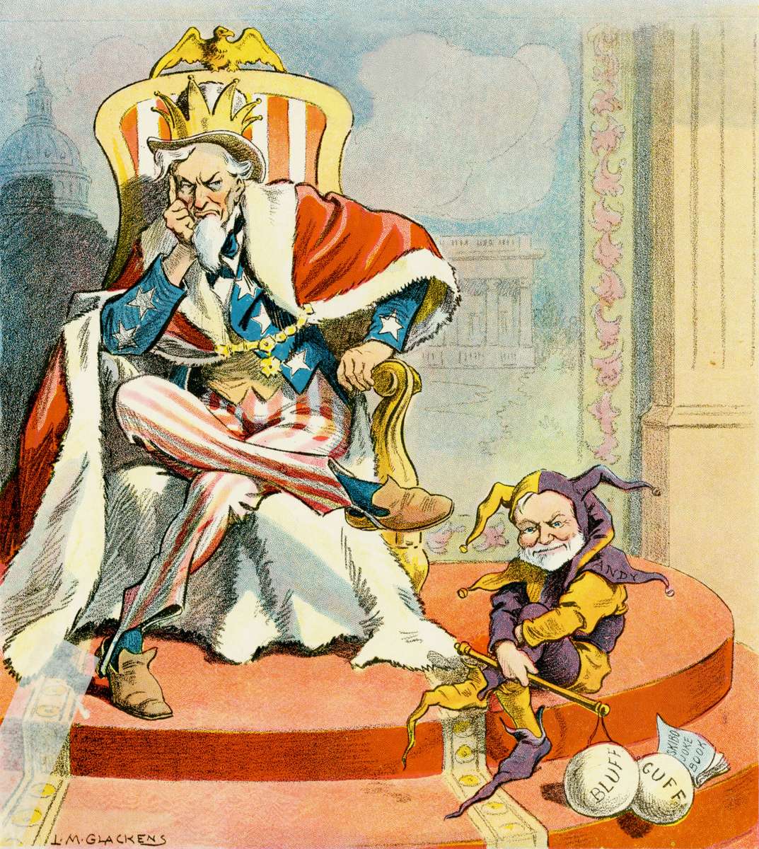 Glackens LM -18-12-1912- De hofnar online puzzel