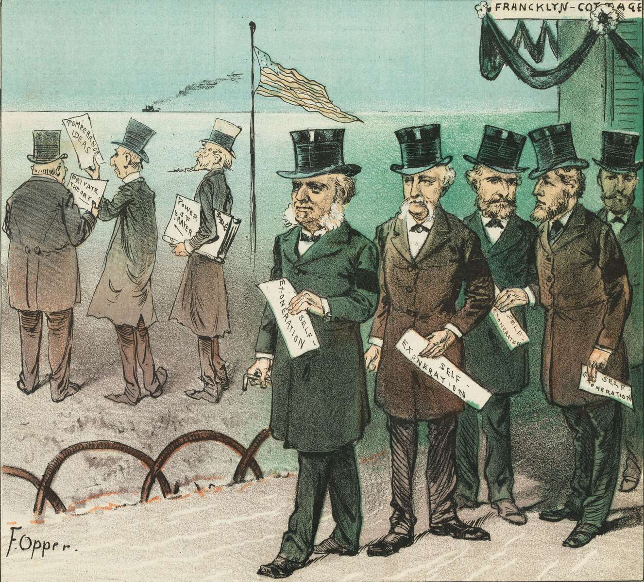 Burr Opper -1881/09/28- Einde van alle argumenten online puzzel