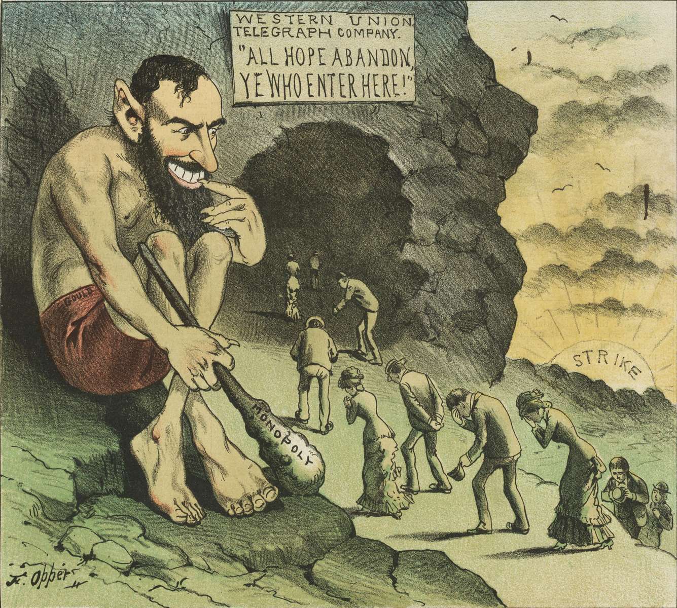 Burr Opper -29-08-1883- Grot van wanhoop legpuzzel online