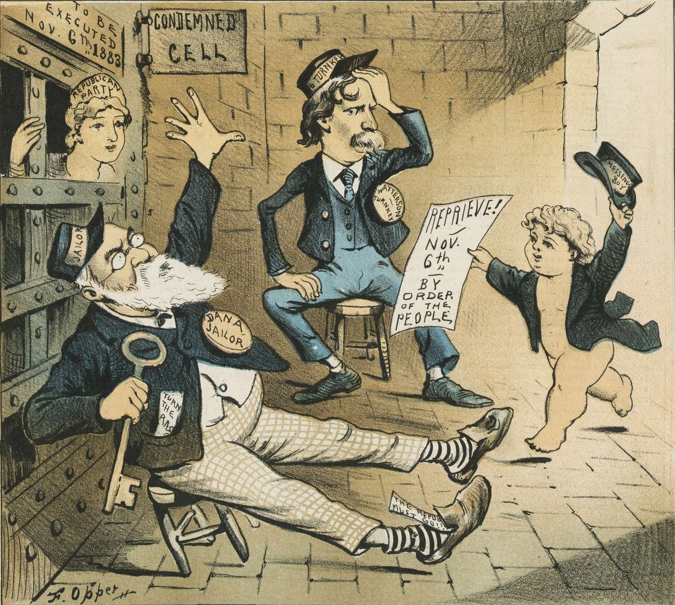 Burr Opper -1883/11/14- Uitgestelde uitvoering online puzzel