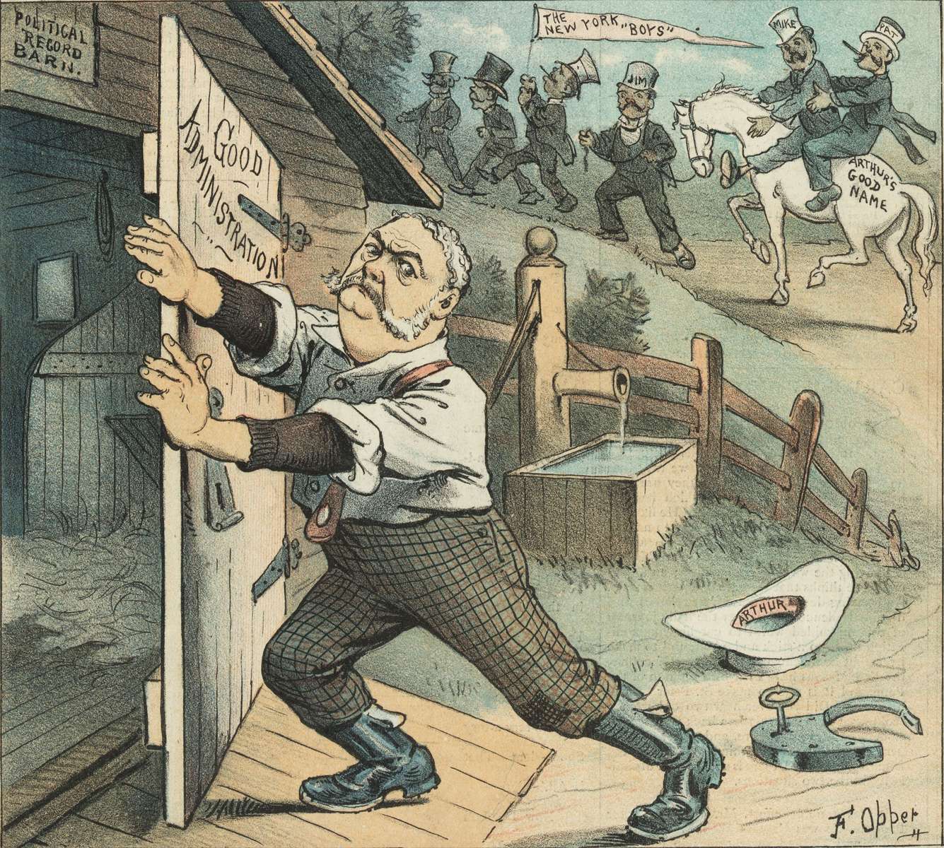 Burr Opper -07-05-1884- Te laat voltooid legpuzzel online