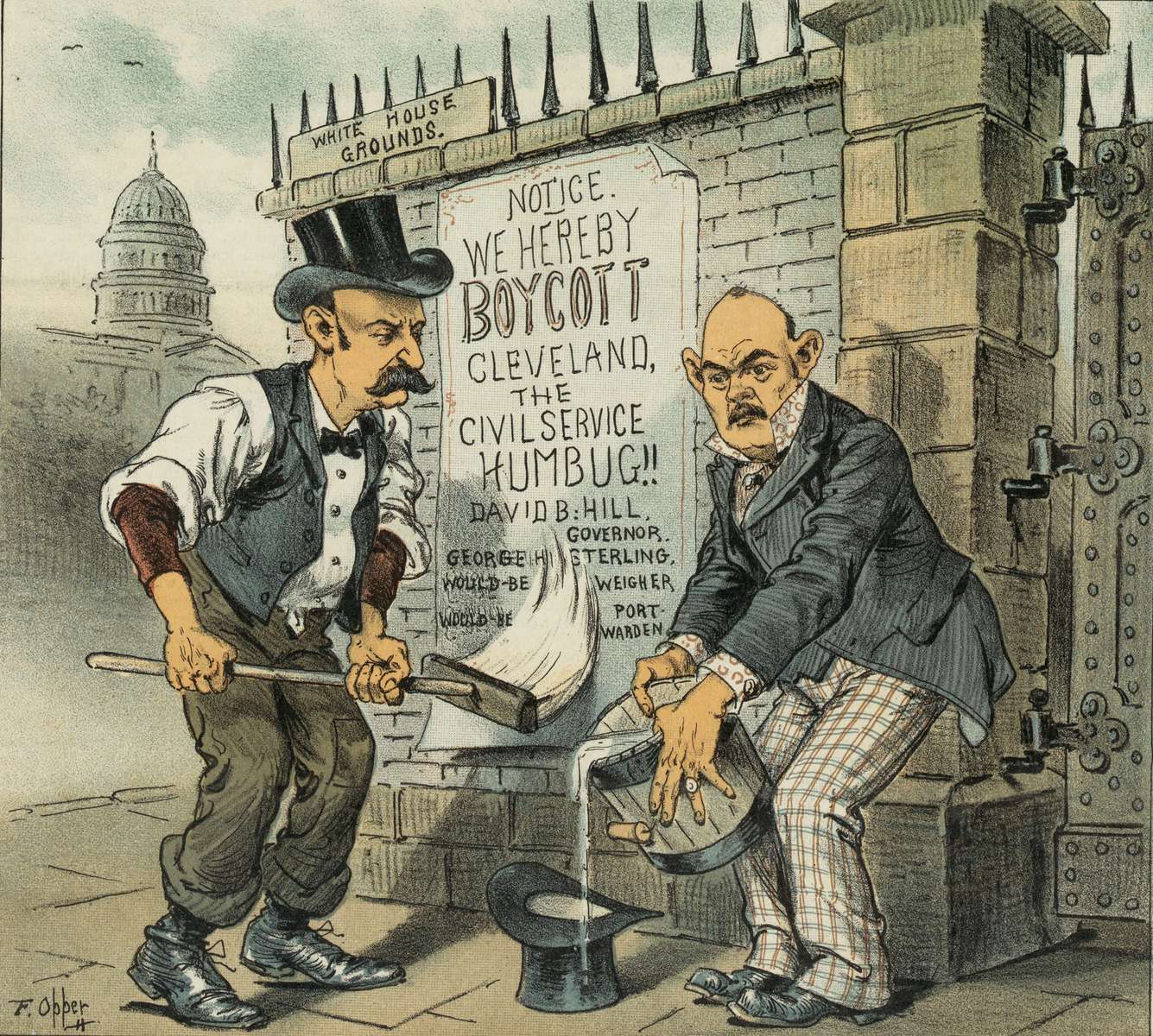 Burr Opper -1885/12/02- Nog een 'boycot' online puzzel