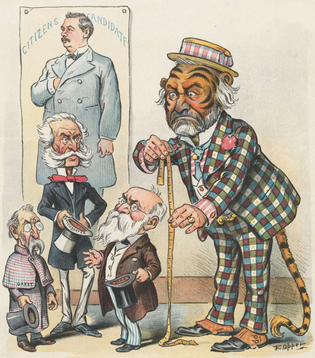 Burr Opper -1897-09-29- Stara Gwardia z przodu puzzle online