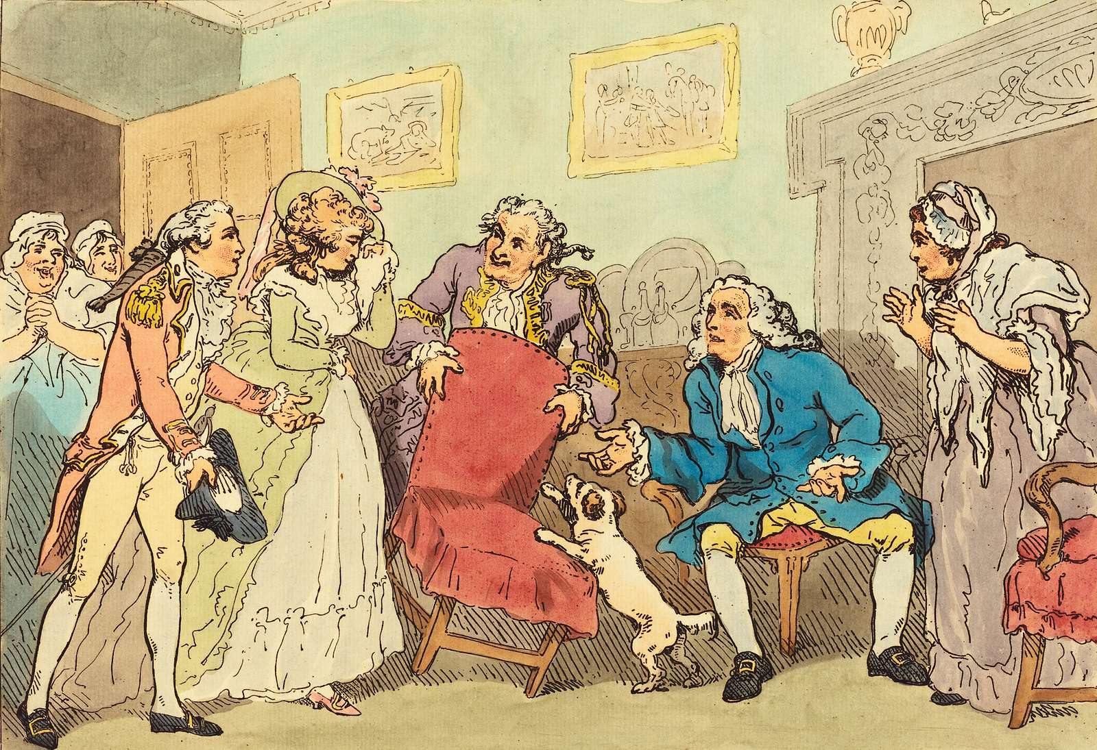 Rowlandson T -1785- Întoarcere din Scoția puzzle online