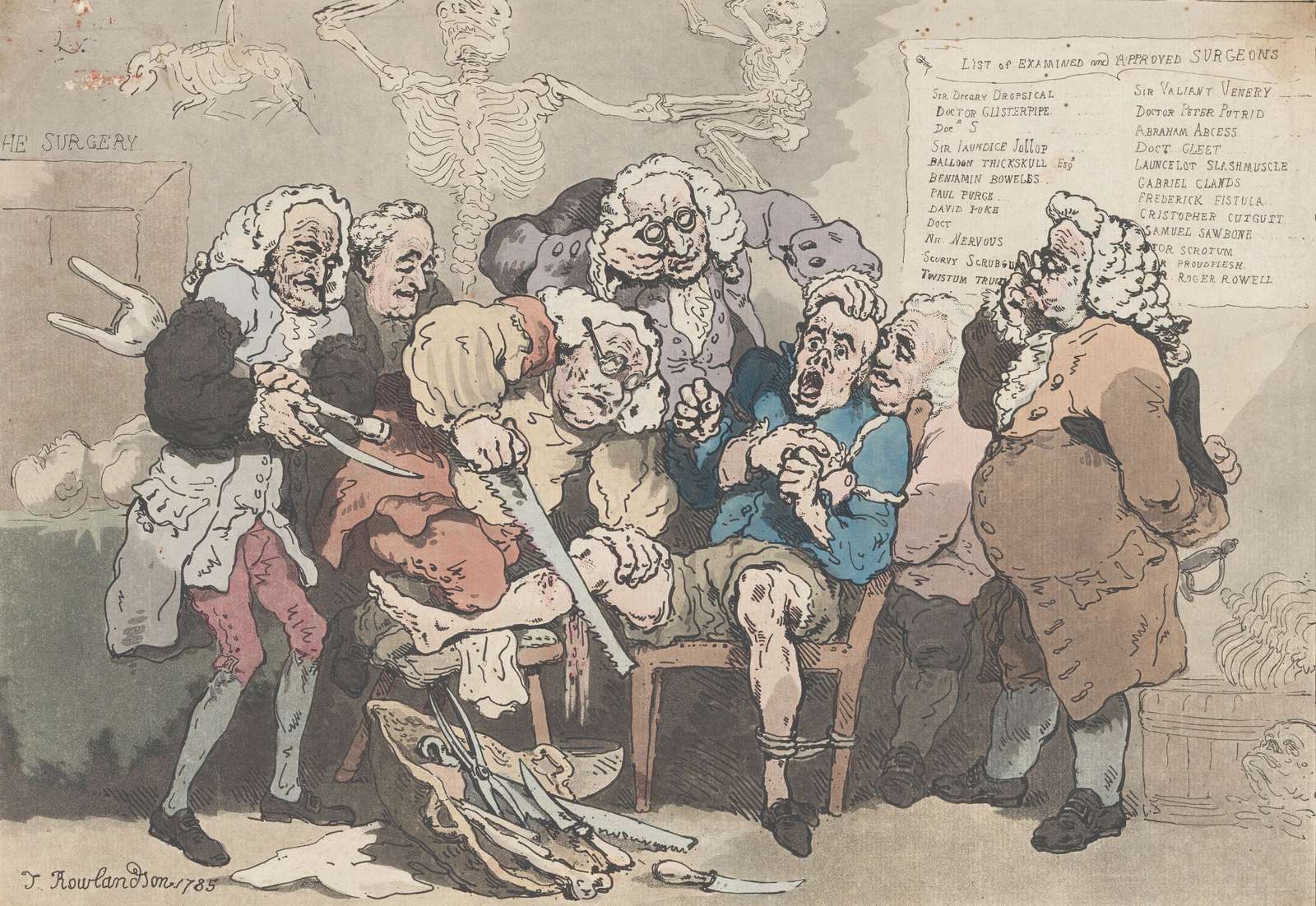 Rowlandson T -1786- amputare jigsaw puzzle online