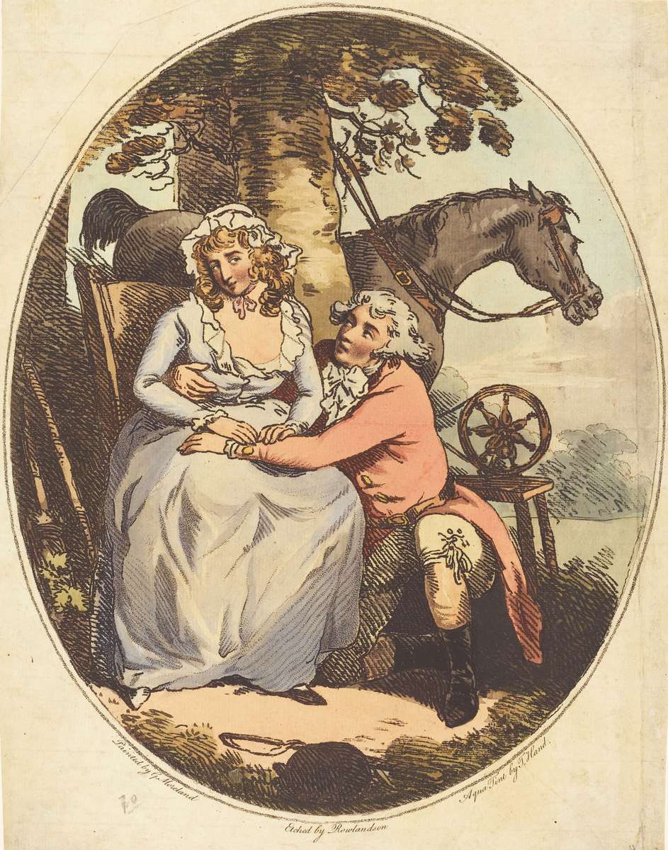 Rowlandson T -1787- Lo sportivo innamorato puzzle online