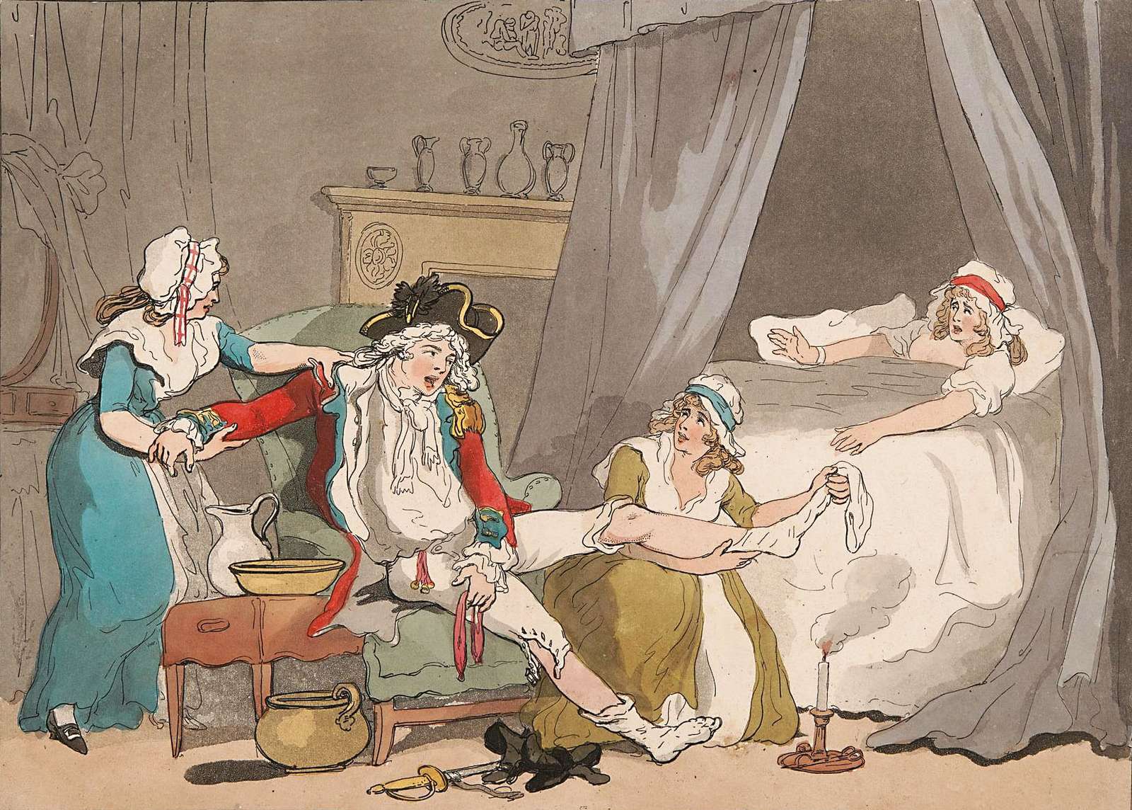 Rowlandson T -1788- Four o'clock in the city-3 jigsaw puzzle online