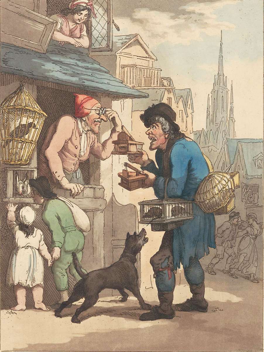Rowlandson T -1799- London's Cries-3 jigsaw puzzle online