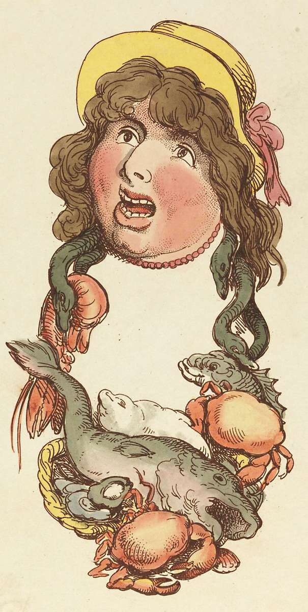 Rowlandson T -1800- teste, Billingsgatina puzzle online