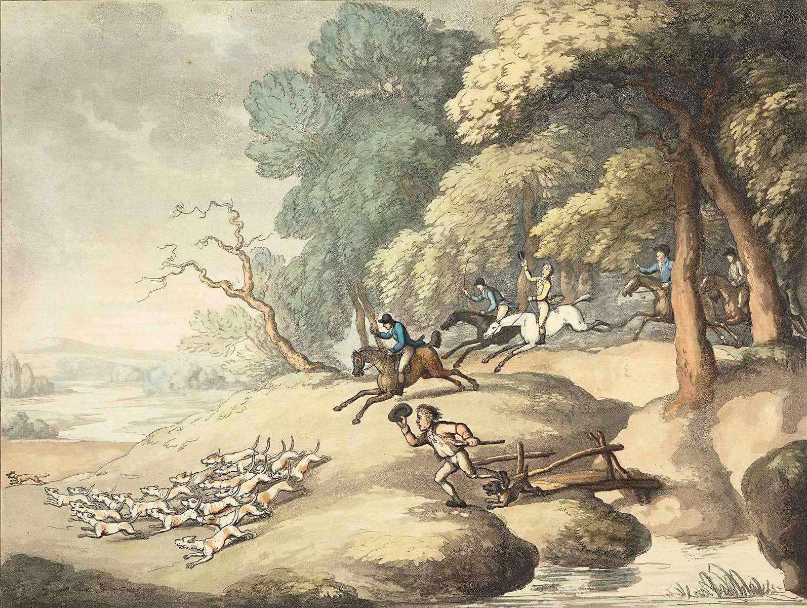 Rowlandson T -1801- A caccia puzzle online