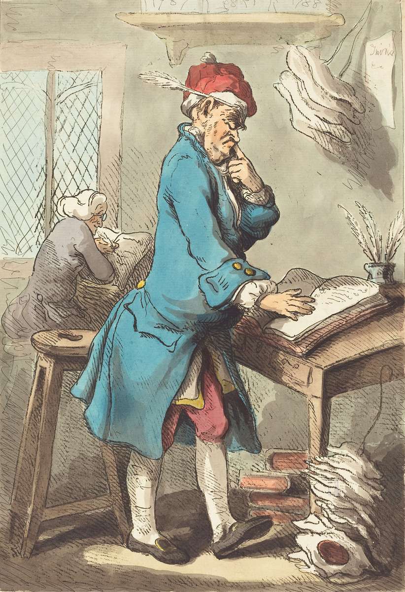 Rowlandson T -1801- A money clerk jigsaw puzzle online