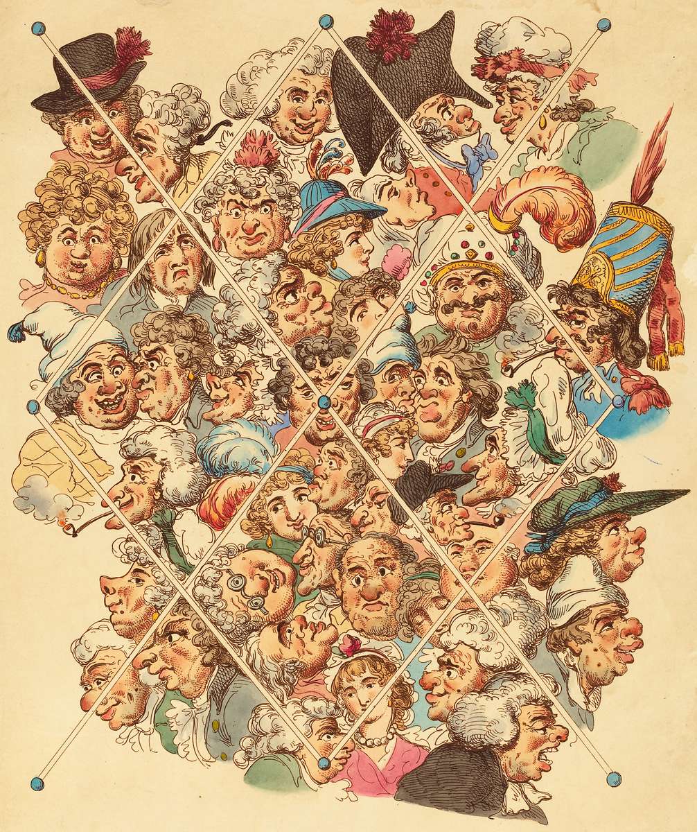 Rowlandson T -1801- Strange Characters jigsaw puzzle online