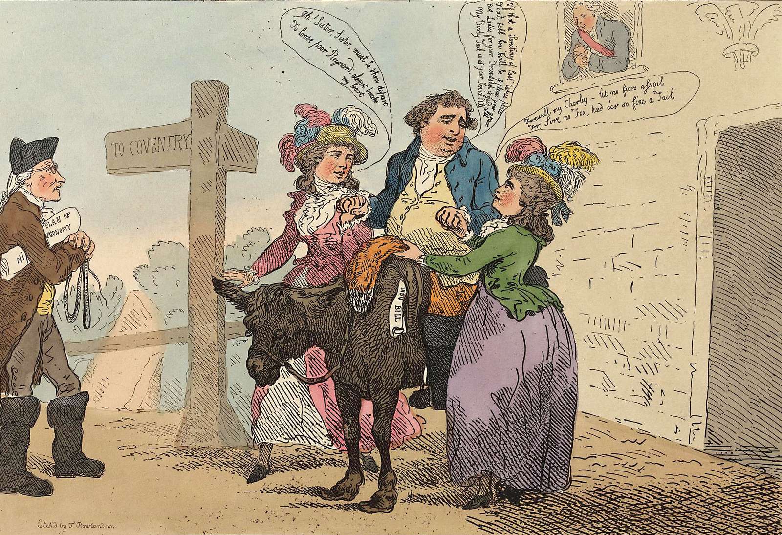 Rowlandson T -1805- The Departure online puzzle