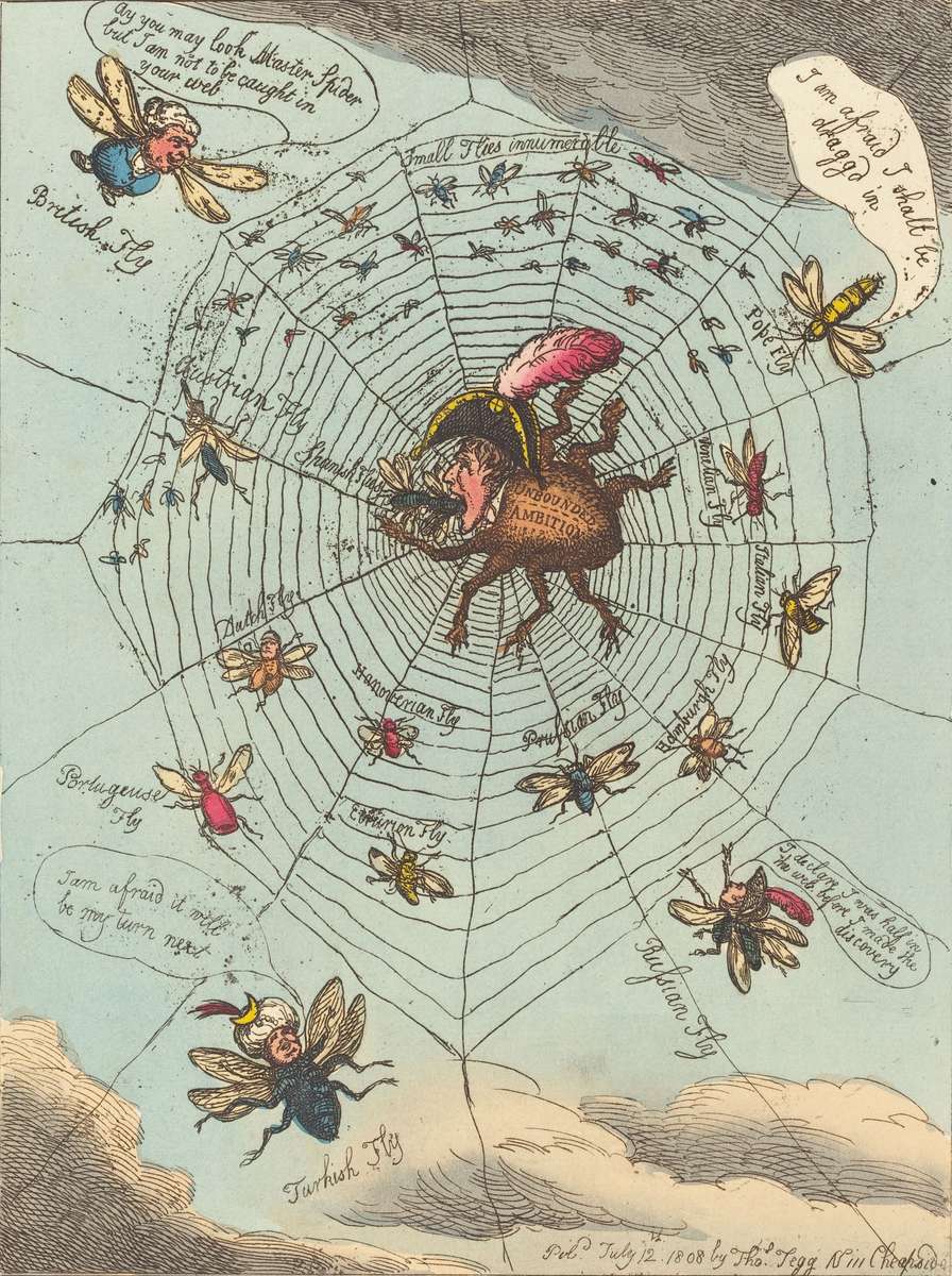 Rowlandson T -1808- The Corsican Spider jigsaw puzzle online