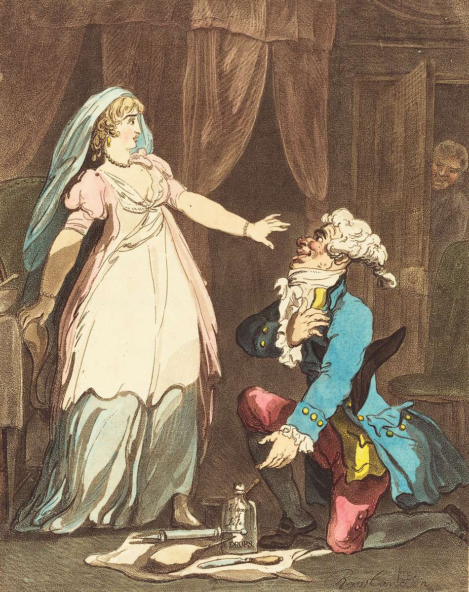 Rowlandson T -1808- Dr. Gallipot's zoektocht naar geluk online puzzel