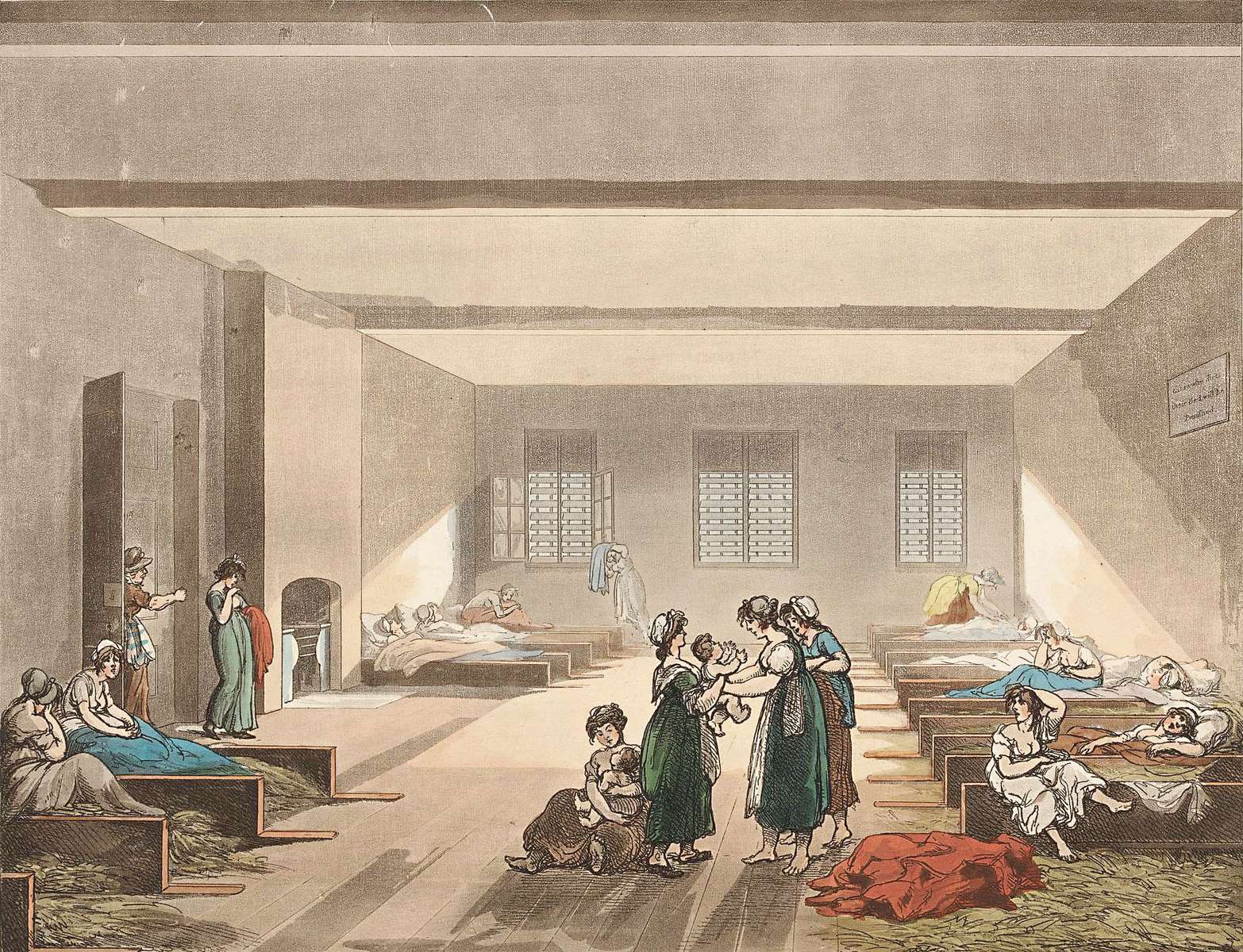 Rowlandson T -1808- Gevangenis, Bridewell online puzzel