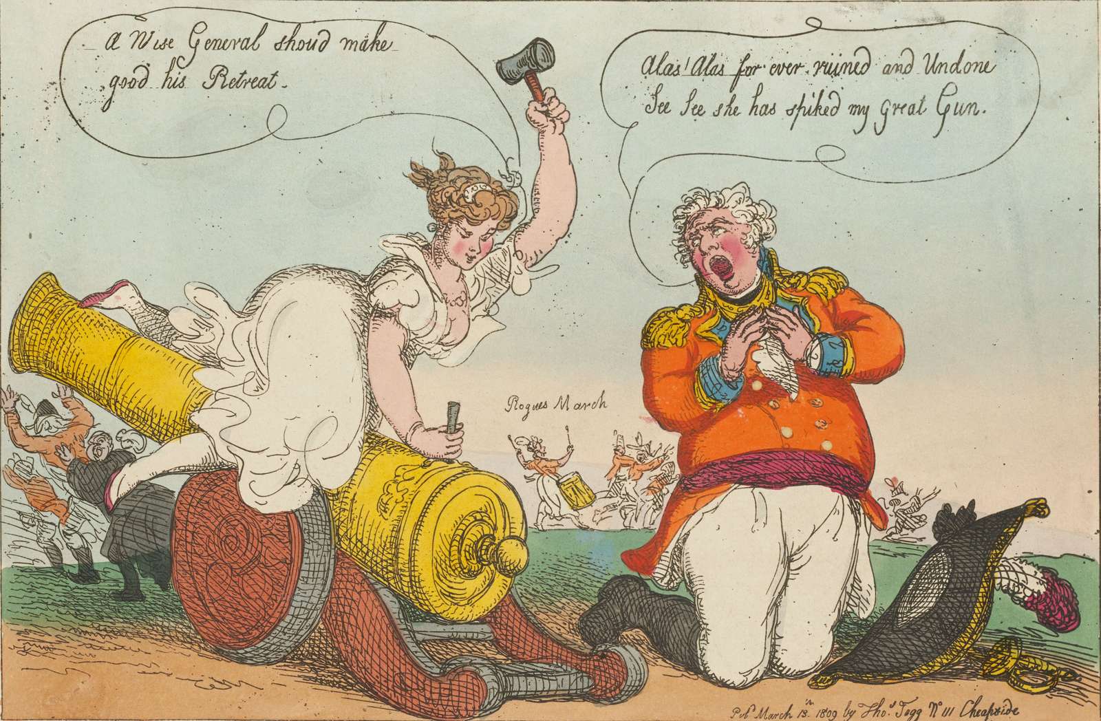 Rowlandson T -1809- Il colpo finale di Liebchen puzzle online