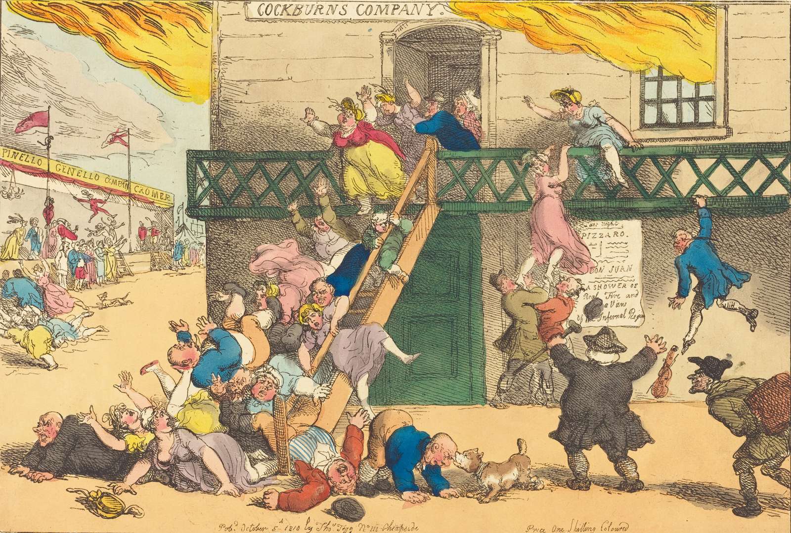 Rowlandson T -1810- Sport na veletrhu skládačky online