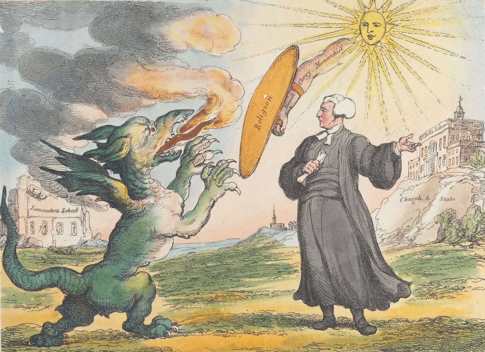 Rowlandson T -1811- Bell and the Dragon online puzzle