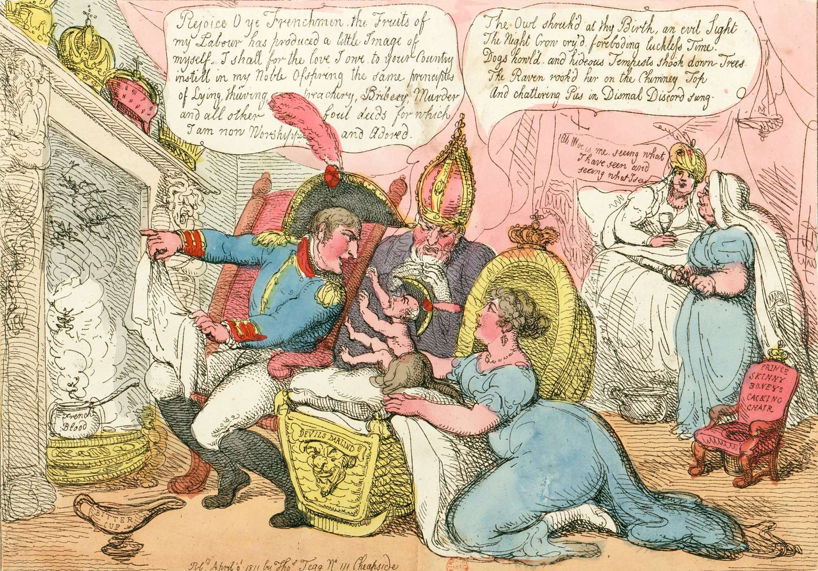 Rowlandson T -1811- Boney druhý skládačky online