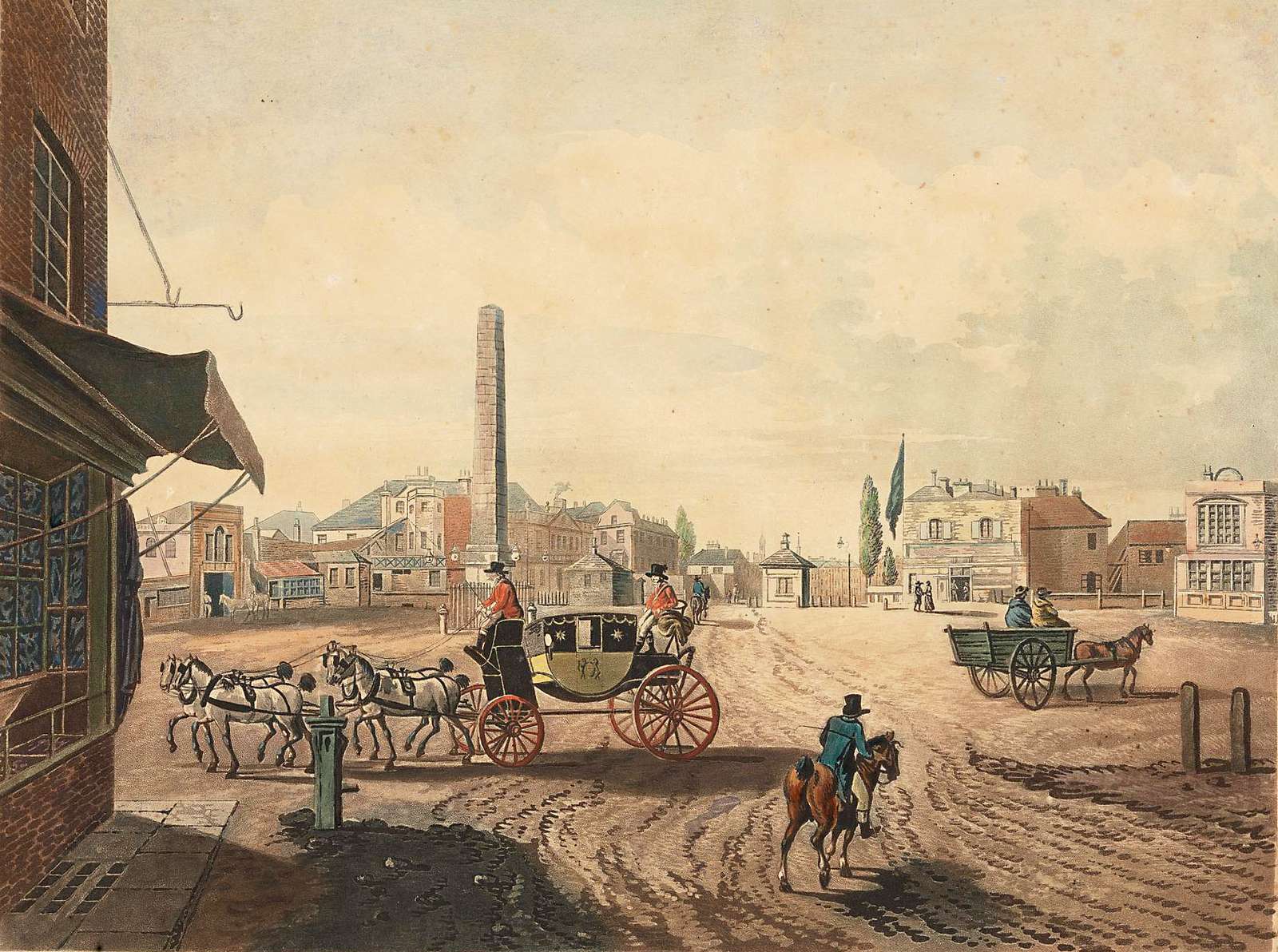 Rowlandson T -1813- Veduta di Londra-2 puzzle online