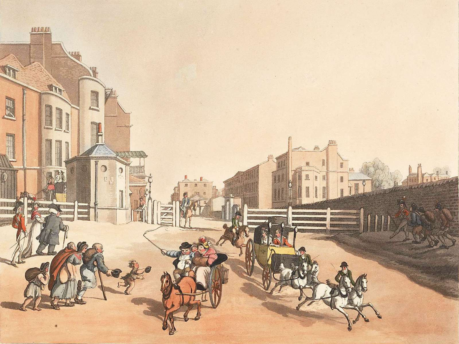 Rowlandson T -1813- Veduta di Londra-5 puzzle online