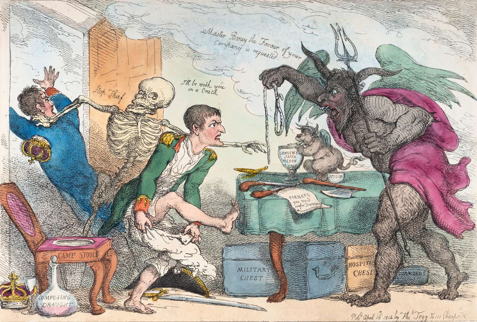 Rowlandson T -1814- Una visita amichevole puzzle online