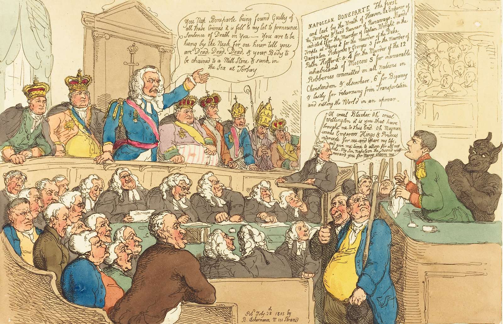 Rowlandson T -1815- Vendetta per le ferite dell'Europa puzzle online