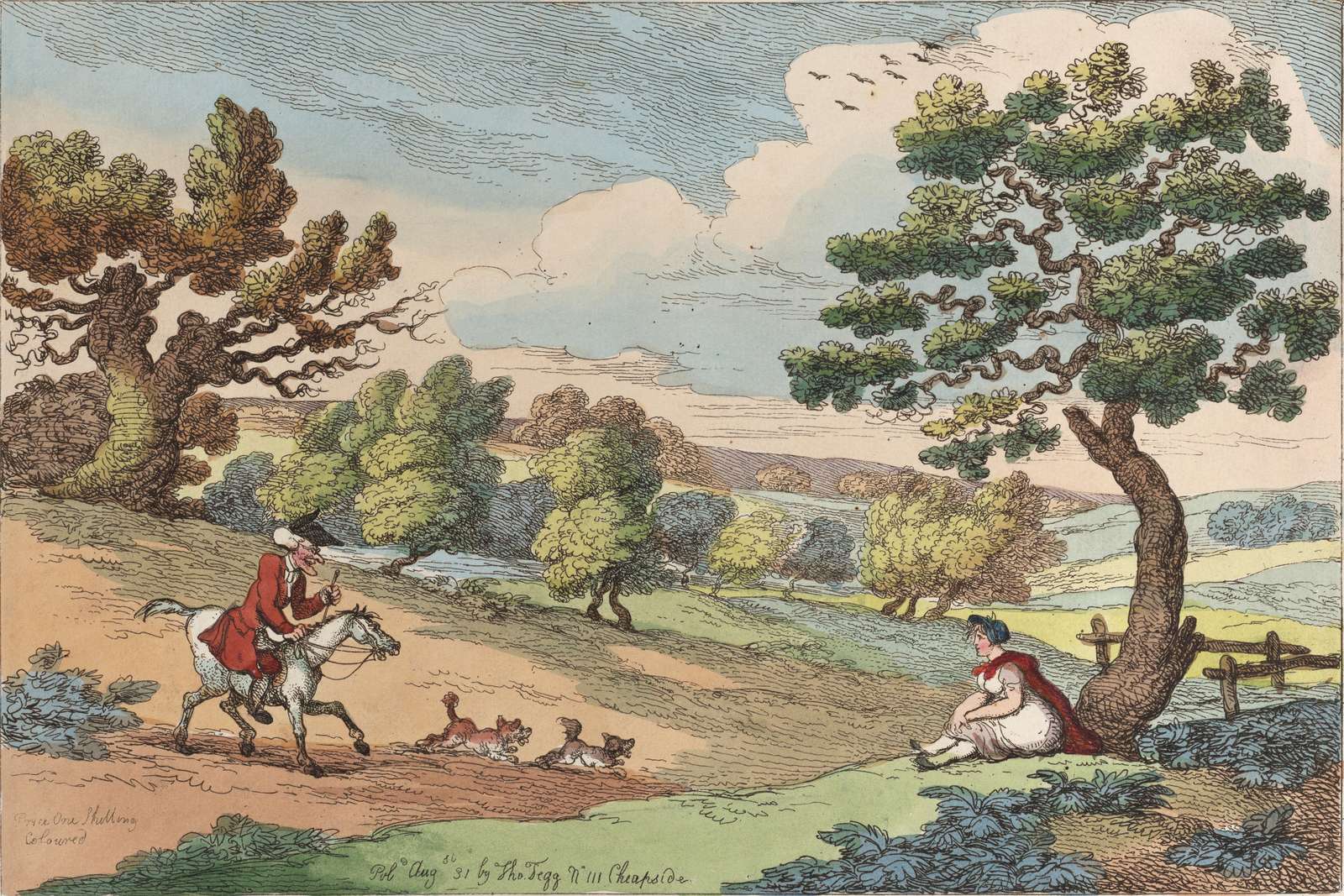 Rowlandson T -1811- Rural Sports-3 jigsaw puzzle online