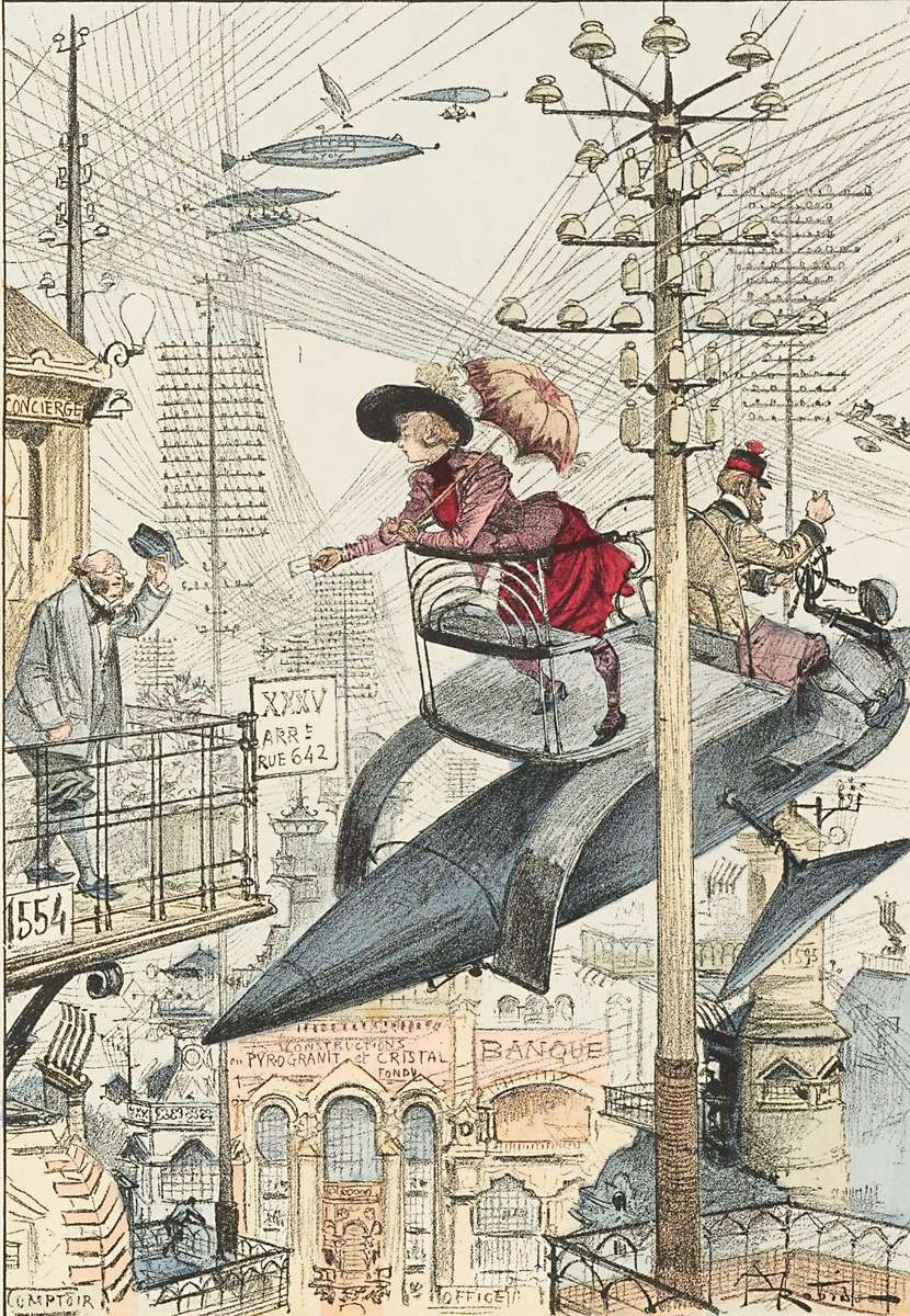 Robida A -1883- Nepřehledná čtvrť online puzzle