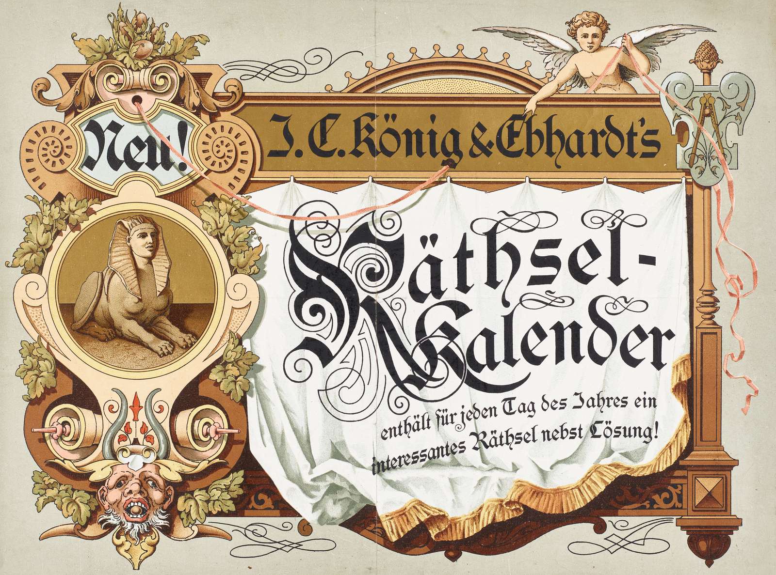 Calendário de quebra-cabeças de König e Ebhardt - 1845 puzzle online