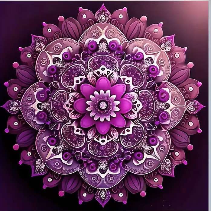 lila mandala pussel på nätet