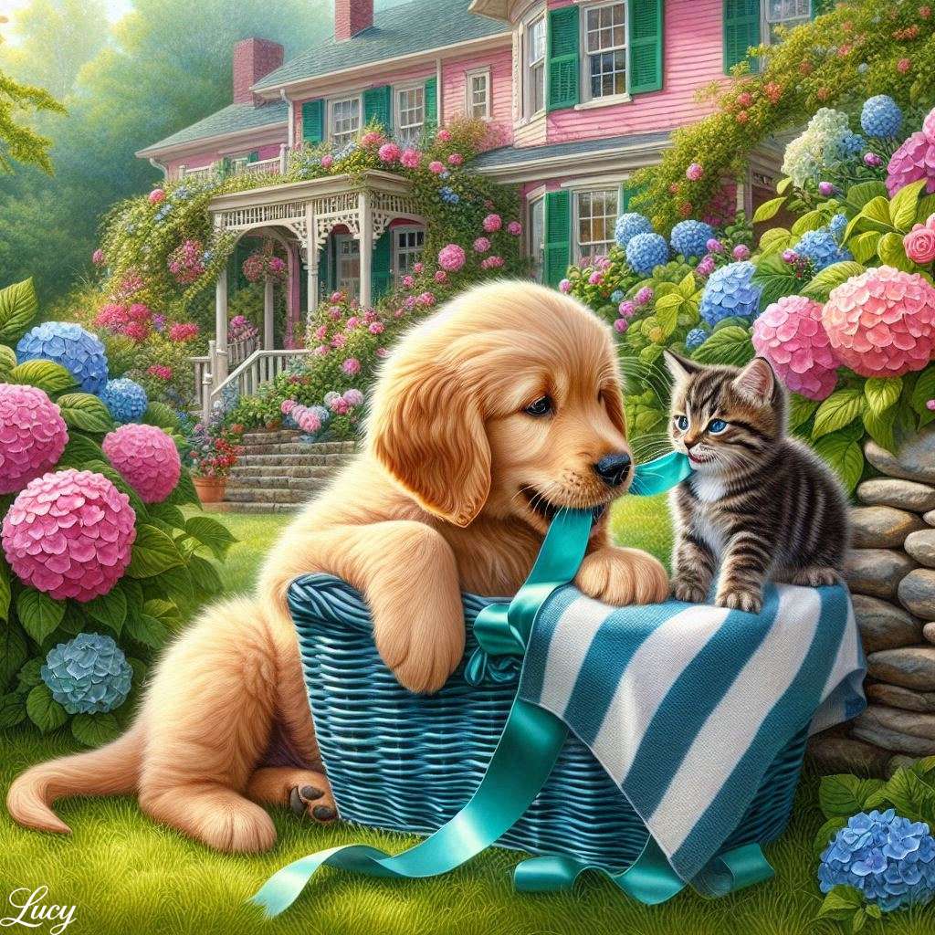 Pink Victorian House Online-Puzzle