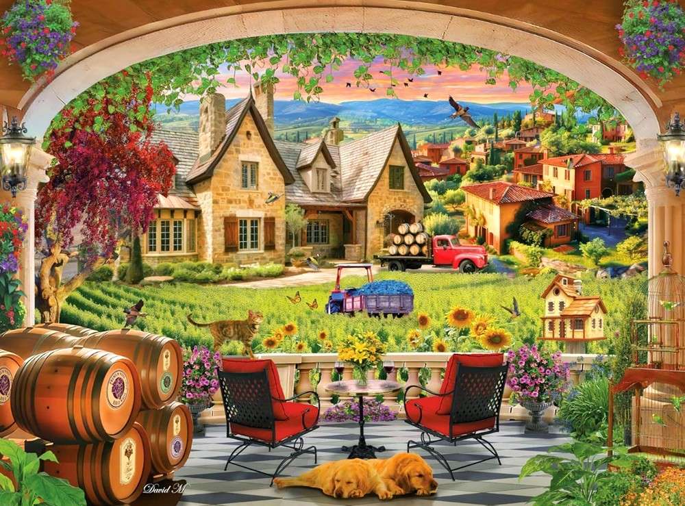 Sogni di vigneto puzzle online