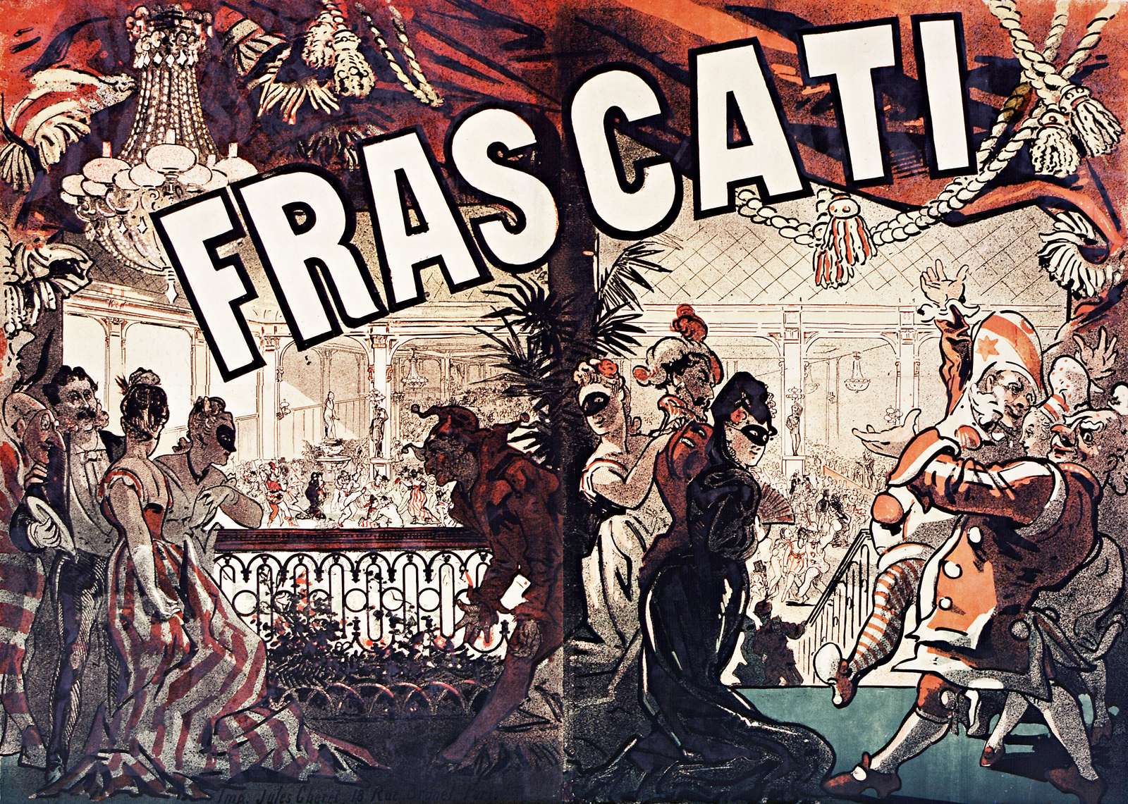 Chéret J -1874- Frascati puzzle online