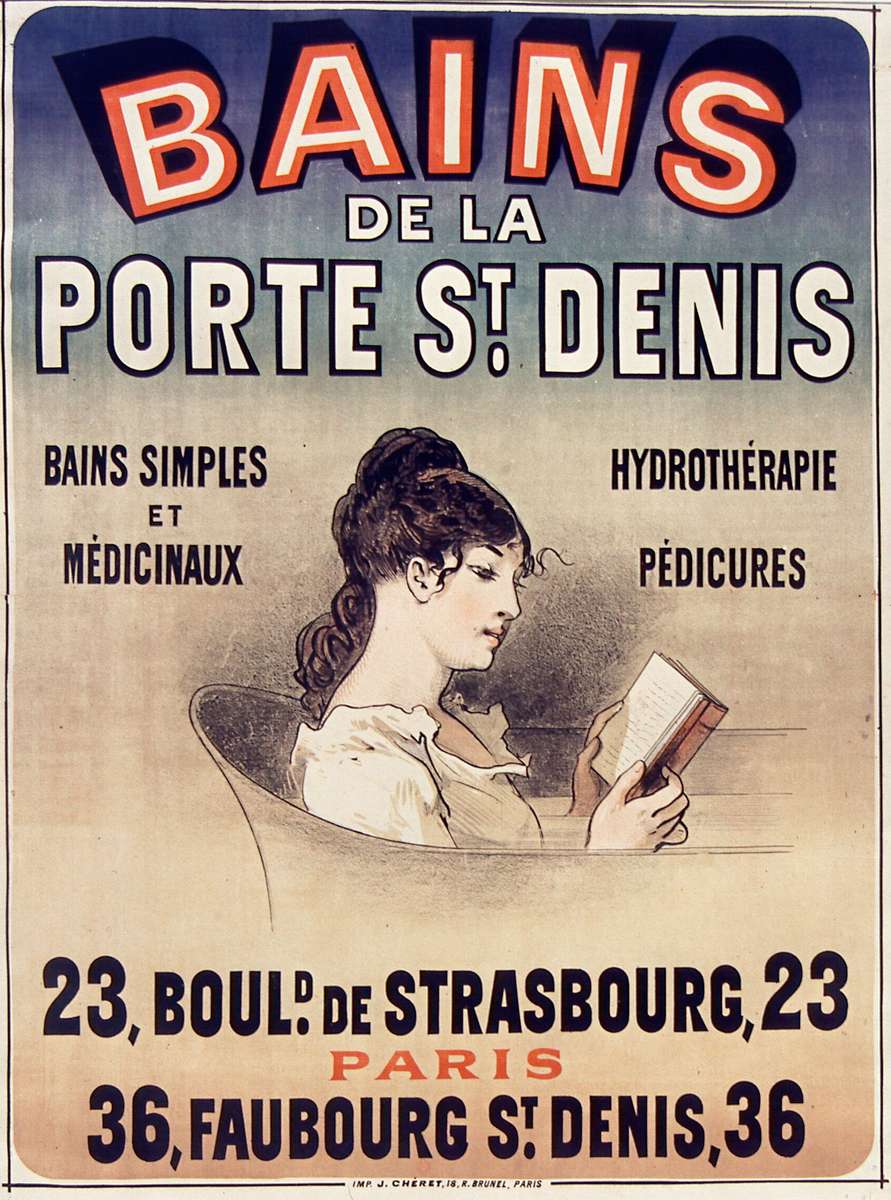 Chéret J -1875- Bagni del porto di St. Denis puzzle online